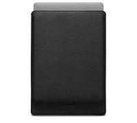 Woolnut Leder Sleeve Case Hülle Tasche für MacBook Pro 16 Zoll - Schwarz (M1/M2/M3/M4)