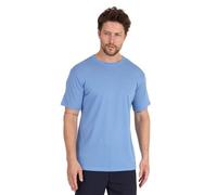 Woolona Merino Piqué T-Shirt - Relax - Herren - 100% Merinowolle Blau XL