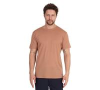 Woolona Merino Piqué T-Shirt - Relax - Herren - 100% Merinowolle Braun XL