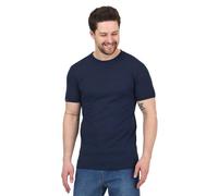 Woolona Merino Piqué T-Shirt - Relax - Herren - 100% Merinowolle Navy S
