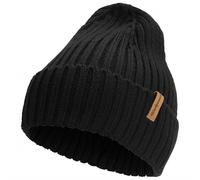 Woolpower - Beanie Rib - Mütze, Gr. One Size, schwarz (Black)