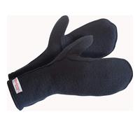 Woolpower Fäustling Mittens Thin 400 - Wollhandschuhe black M