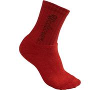Woolpower Kids Socks 400 Classic Logo - Merino-Socken für Kinder autumn red 25/27