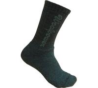 Woolpower Kids Socks Logo 400 Forest Green 22-24