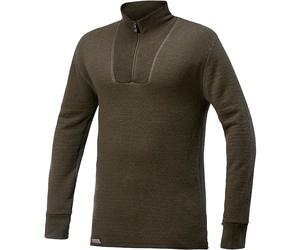 Woolpower Zip Turtleneck 400 Pine Green 3XL
