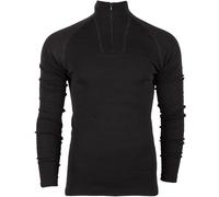 Woolpower Zip Turtleneck Lite schwarz Größe L