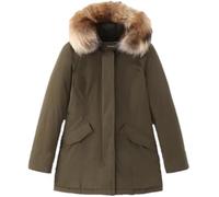 WOOLRICH Luxuriöser Arktis-Parka für Damen mit abnehmbarem Fur Green, grün, 38