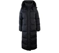 Woolrich - Quilted Black Parka With High Collar - Größe XS - schwarz