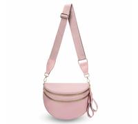 WOOMADA Karierte Umhängetasche, Bauchtasche, stilvolle Gürteltasche, Geldbörse, Pink