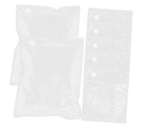 WOONEKY 6stücke Flüssigkeitsbeutel für Handgepäck nach Fluggesellschaften Transparente Aufbewahrungsbeutel zum Befüllen Leere Shampoobeutel Reiseorganizer für Flüssigkeiten Kulturbeutel