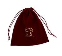 WOONEKY Reisetasche Haartrockner Kordelzug Samt Aufbewahrungsbeutel Schutzbeutel für Fön Haarkamm Reise Organizer Tragbare Schutztasche für Haarstyling Zubehör