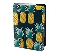 WOPQS Pineapple Reisepasshülle, 14 cm, Reisezubehör, Dokumentenabdeckung, blockierender Organizer