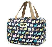 wordmouk Kulturbeutel Tragbare Kosmetiktaschen für Handtasche Groß, Kulturtasche für Damen Frauen Wasserdicht Reise Make-up Organizer Tasche Reisenthel Toiletbag zum Aufhängen Waschbeutel
