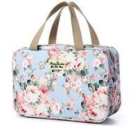 wordmouk Kulturbeutel Tragbare Kosmetiktaschen für Handtasche Groß, Kulturtasche für Damen Frauen Wasserdicht Reise Make-up Organizer Tasche Reisenthel Toiletbag zum Aufhängen Waschbeutel