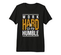 Work Hard Inspirational Quotes Design Tee Shirt, Cool Quotes Premium T-Shirt