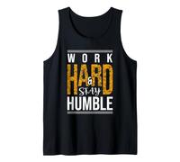 Work Hard Inspirational Quotes Design Tee Shirt, Cool Quotes Tank Top