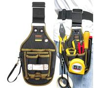 Work Pouch for Men Construction, Tool Belt Hip Pouch for Carpenter, 5.75x13.7 inches Utility Hardware Bags, Hiking Hips Packs, Quick-Release Design to HVAC Tech, Adjustable Strap