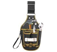 Work Pouch Men Construction, Utility Hardware Bags, 5.75x13.7 Inches Waist Packs, Tool Belt Hip Pouch for Carpenter Hiking, Quick-Release Wallet Adjustable