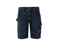 Workerjeans HERO BY JOHN MEDOOX "LUCAN Denim Workwear Arbeits-Cargoshorts Jeans", Herren, Gr. 48, blau (indigo wash), Denim/Jeans, 98% Baumwolle, 2% Elasthan, regular fit kurz, Jeans, Arbeits-Cargosho