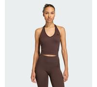 Workout Essentials Knit Halterneck T-Shirt Aurora Coffee XS