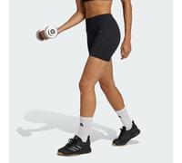 Workout Essentials Leggings aus Strickmaterial, 4 Zoll. Black XL