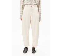 Armedangels Regular Fit Jeans aus reiner Baumwolle Modell 'WORKWEAR CANVAS BARREL' in Offwhite, Größe S