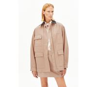 WORKWEAR CANVAS JACKE | 100% Bio-Baumwolle - braun (XL)