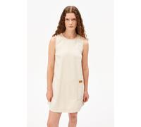 WORKWEAR CANVAS MINI-KLEID | 100% Bio-Baumwolle - beige (L)