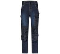 Workwear Stretch-Jeans Jeans-Hose in gerader Schnittführung mit vielen Details blau, Gr. 98