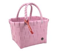 WORLD OF BASKETS ICE-BAG 5008-34-0U MINI Teckled Pink, Einkaufskorb, Shoppertasche 24,5 x 21 x 21/35 cm (Länge x Breite x Höhe/Griff)