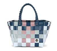 Witzgall 5008/0 Korb Synthetik-Material ungefüttert Shopper sportiv, Groesse OneSize, rosa/hellblau