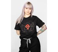 World Of Warcraft - Azeroth Horde - T-Shirt - Schwarz - S - 100% Baumwolle Schwarz S