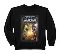 World of Warcraft Battle for Azeroth Vintage Logo Standard Sweatshirt, Kinder, Schwarz, 152