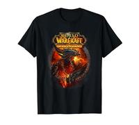 World of Warcraft Cataclysm Deathwing The Destroyer Logo T-Shirt, Herren, Schwarz, XL