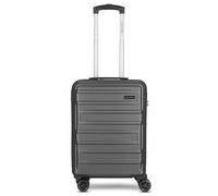 Worldpack New York 2.0 4 Rollen Kabinentrolley S 55 cm black-metallic (WP12345-2-01) schwarz