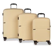 Worldpack San Francisco 4 Rollen Kofferset 3-teilig hellgelb- creme (TAS012620) gelb