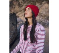 WOTE Mütze aus softem recyceltem Cashmere Mix rot