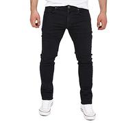 WOTEGA - Alistar Denim Arbeitshose Stretch - Slim Fit Hosen - Herren Jeans, Schwarz (Black Meteorite 2R194008), W29/L34