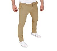WOTEGA Glenn - Chino Stoffhose - Herren Hosen Stretch - Männer Chinohosen, Beige (Incense 161010), W38/L32