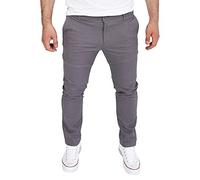 WOTEGA Glenn - Chino Stoffhose Herren - Männer Hosen Mit Stretch - Baumwoll Chinohosen, Grau (Iron Gate 193910), W30/L34