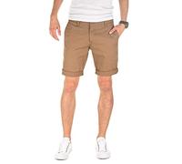 WOTEGA Herren Chino Shorts Penta - Kurze Hosen für Männer, Braun (Otter 181018), W29