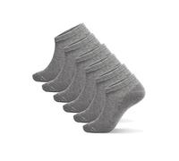 WOTEGA Loki - Atmungsaktive Unisex Sneakersocken Im 6er Pack - Kurze Sportsocken - Herren Freizeitsocken, Grau (december sky 184016), 43-46