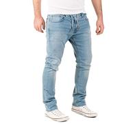 WOTEGA Noah - Jogging Jeans Herren - Hip Hop Hosen - Schlupfjeans - Denim Chino Jogger Für Männer, Blau (Blue Shadow 3R4020), W31/L34