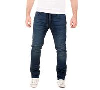 WOTEGA Noah - Slim Fit Stretch Sweatpants - Herren Jeans Jogger Pants - Denim Jogginghose Für Männer, Blau (Dress Blues 3R4024), W32/L38