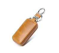 WOTZOV Schlüsseltasche für Kraftfahrzeuge, europäische und amerikanische Retro-Schlüsseltasche zum Aufhängen an der Taille für Herren (D 8,5 x 4 x 2 cm)