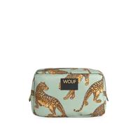 WOUF Blush Leopard Toiletry Bag