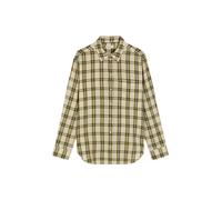 Langarmbluse MARC O'POLO "aus Baumwoll-Voile", Damen, Gr. 42, multi, natural stone, Obermaterial: 100% Baumwolle, kariert, elegant, regular fit normal, Langarm Manschette, Blusen (97487111-42) multi, 