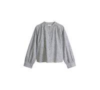 Langarmbluse MARC O'POLO "aus leichter Papertouch-Popeline", Damen, Gr. 44, light blau, Obermaterial: 100% Baumwolle, unifarben, loose fit normal, Manschette, Blusen (41924127-44) light blau