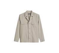 Marc O'Polo Regular Fit Hemdjacke aus Leinen-Viskose-Mix in Beige, Größe M