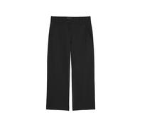 Pants, medium rise, wide leg, cropped BLACK 34 BLACK